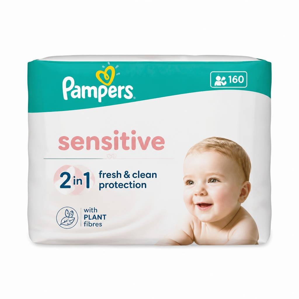 Pampers vlažne maramice 3 x 80 kom Akcija u trgovini Lidl
