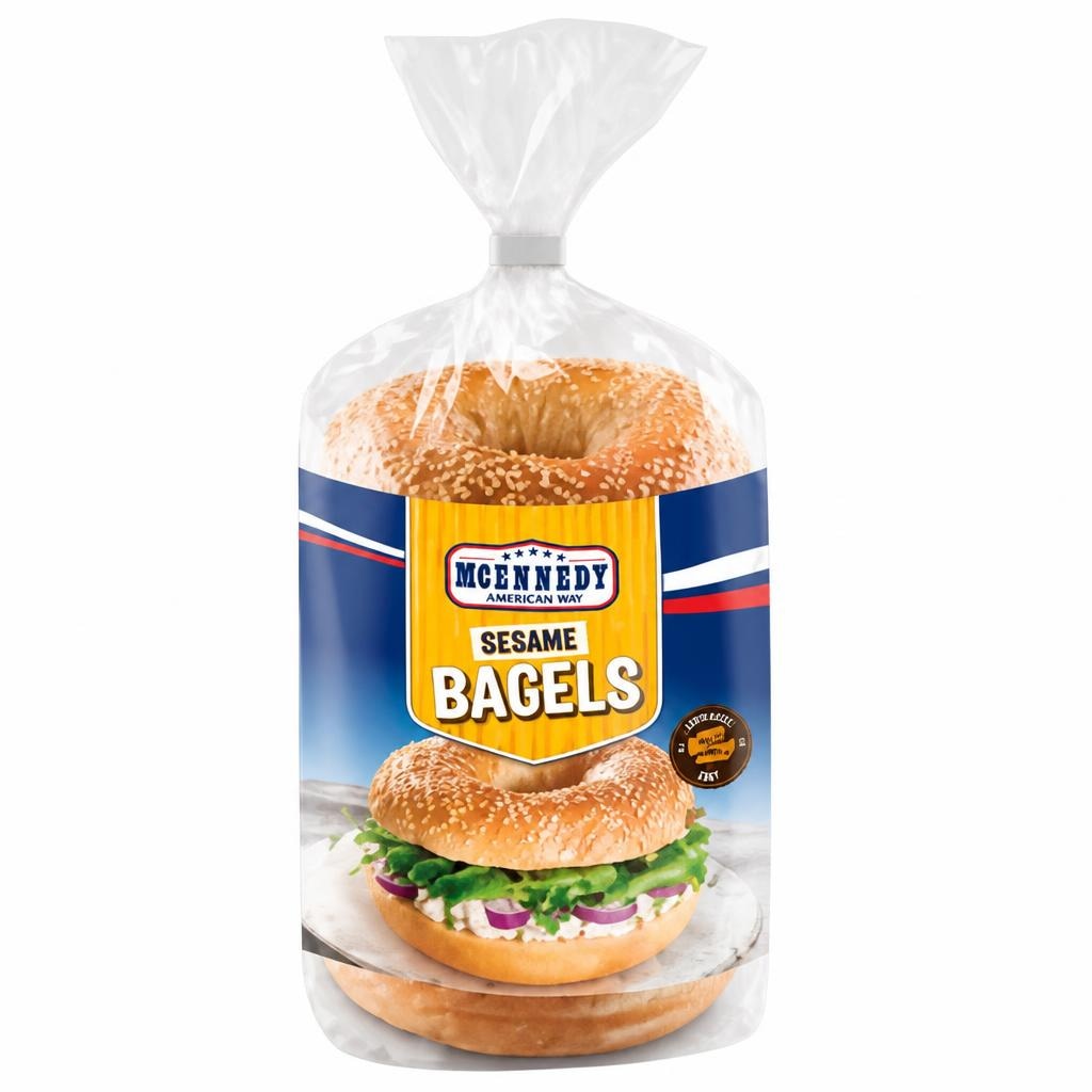 MCENNEDY Bagel pecivo 4 x 75 g - Akcija u trgovini Lidl