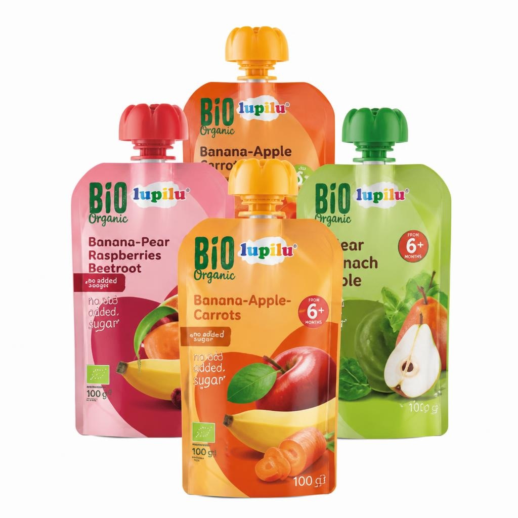 LUPILU Bio voćni i povrtni mousse 100 g Akcija u trgovini Lidl