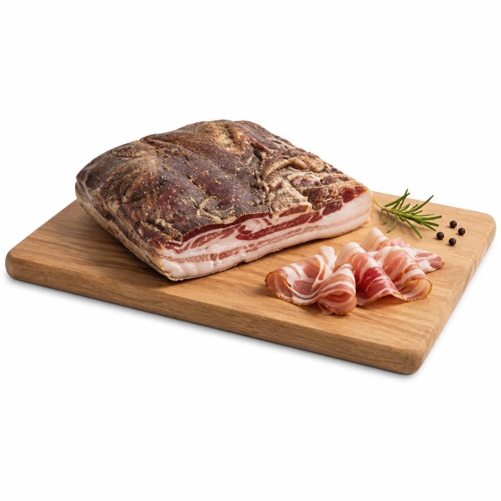 Domaća panceta istarska 100 g Akcija u trgovini Eurospin