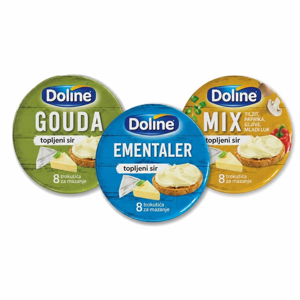 Doline topljeni sir 140 g Akcija u trgovini Plodine