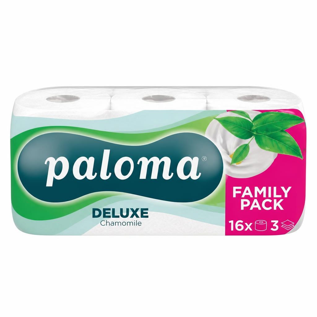 Deluxe, Paloma Toaletni papir 16 rola - Akcija u trgovini Tommy