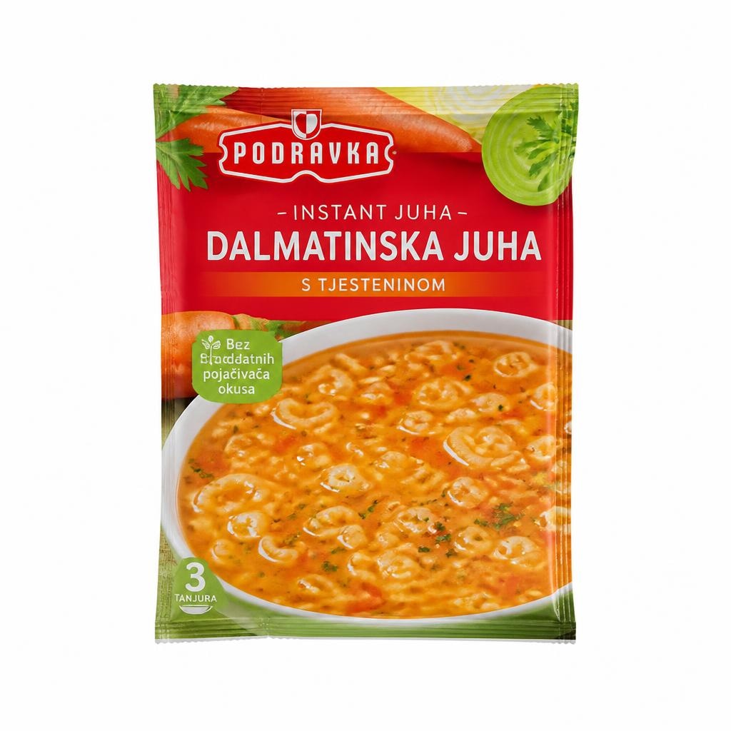 Podravka instant juha Akcija u trgovini Ribola