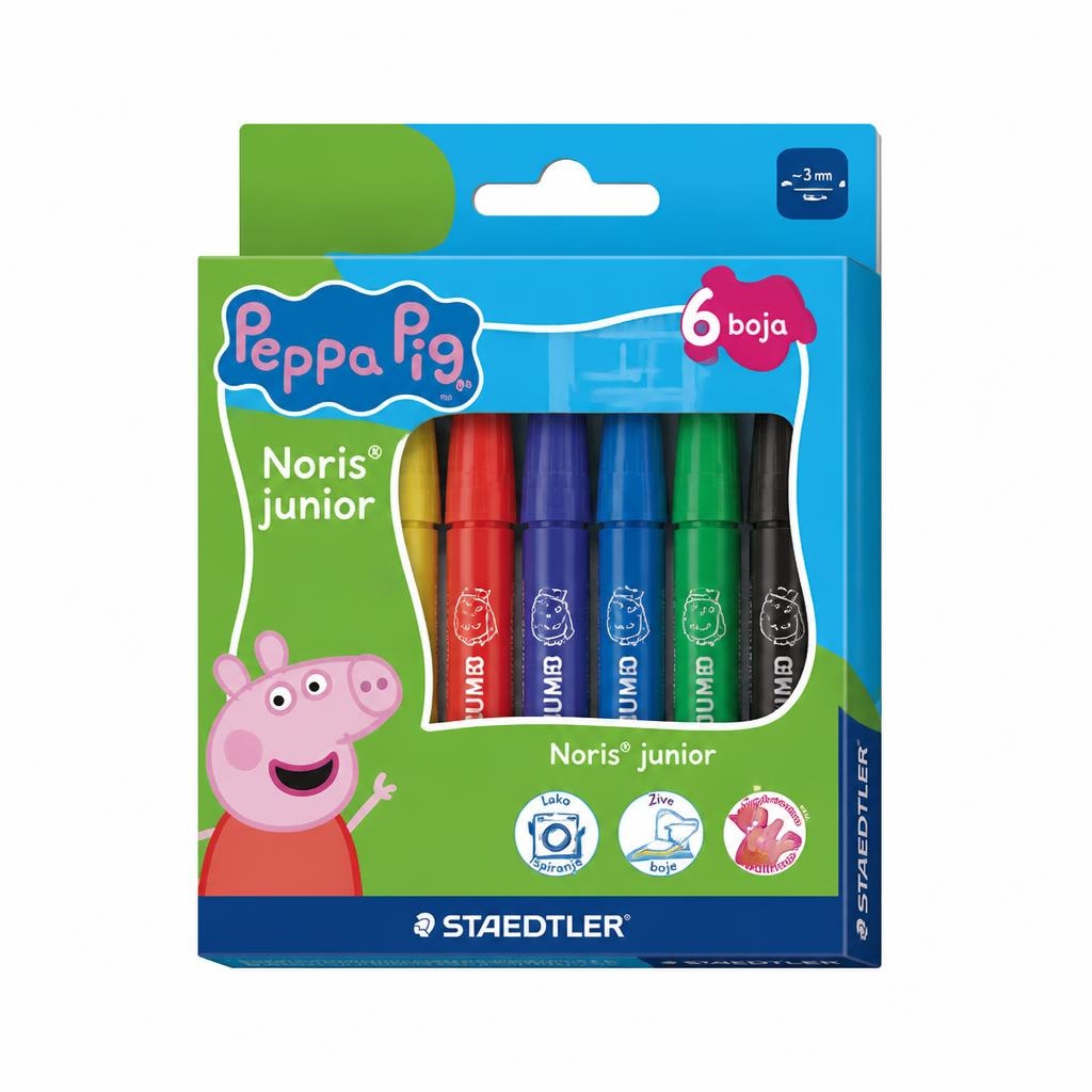Staedtler flomasteri Jumbo Noris 6 komada Akcija u trgovini Interspar