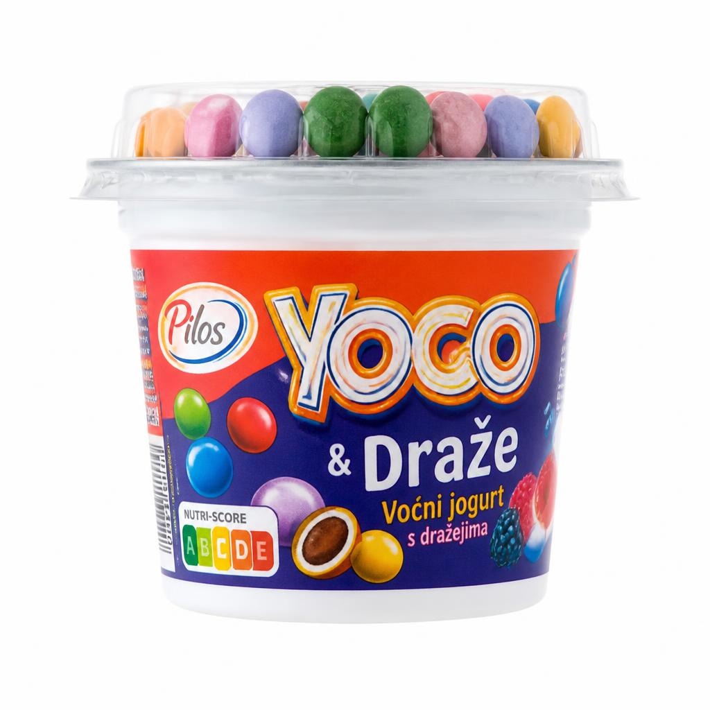 Pilos Voćni jogurt s dražejima 135 g Akcija u trgovini Lidl