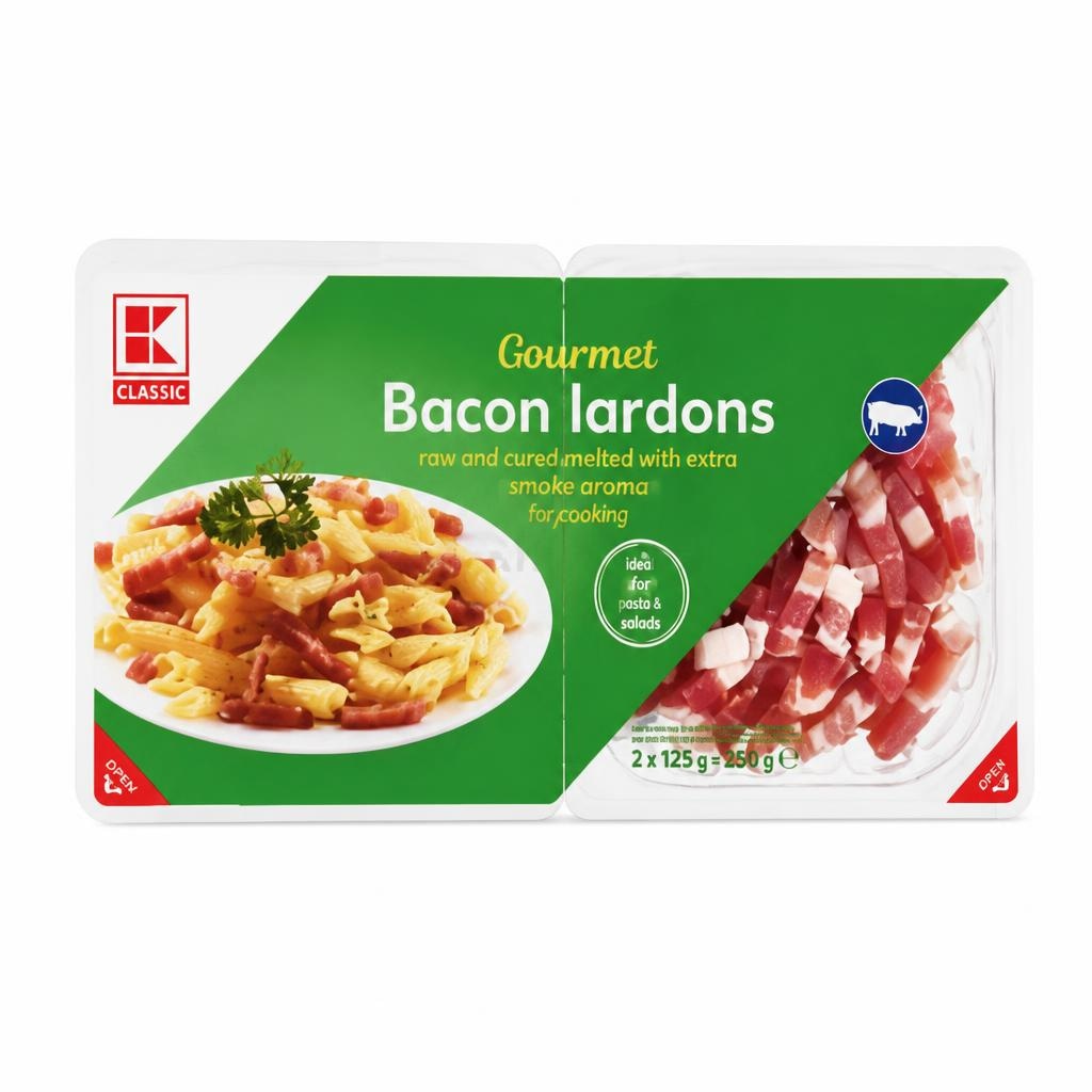 K Classic Gourmet Bacon lardons 2x125 g Akcija u trgovini Kaufland