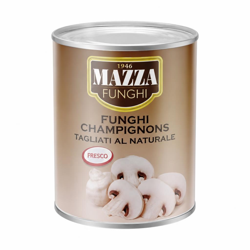 Mazza Funghi šampinjoni rezani 2,4 kg / 1,2 kg Akcija u trgovini Stanić Diskont