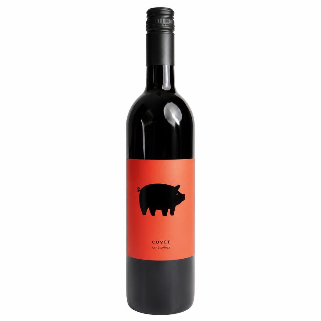 Markota Cuvee Crna Svinja crno vino 0,75L Akcija u trgovini Konzum