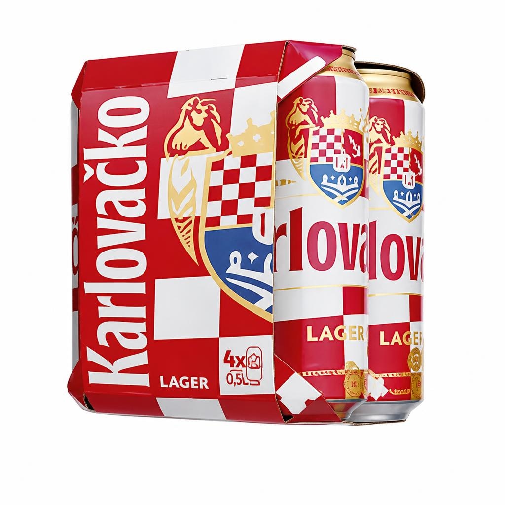 Karlovačko Pivo 4x0,5l - Akcija u trgovini Konzum