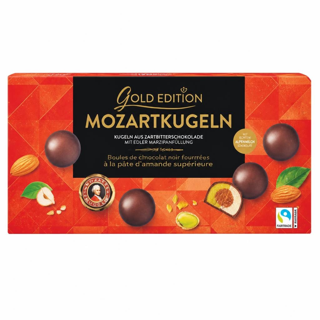 Gold Edition Mozart kugle tamna čokolada 200 g Akcija u trgovini Kaufland