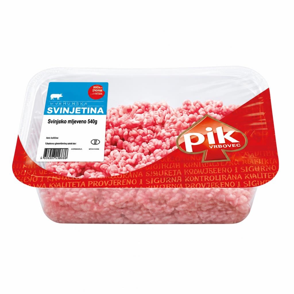 Svinjsko mljeveno meso 540 g Pik Vrbovec - Akcija u trgovini KTC