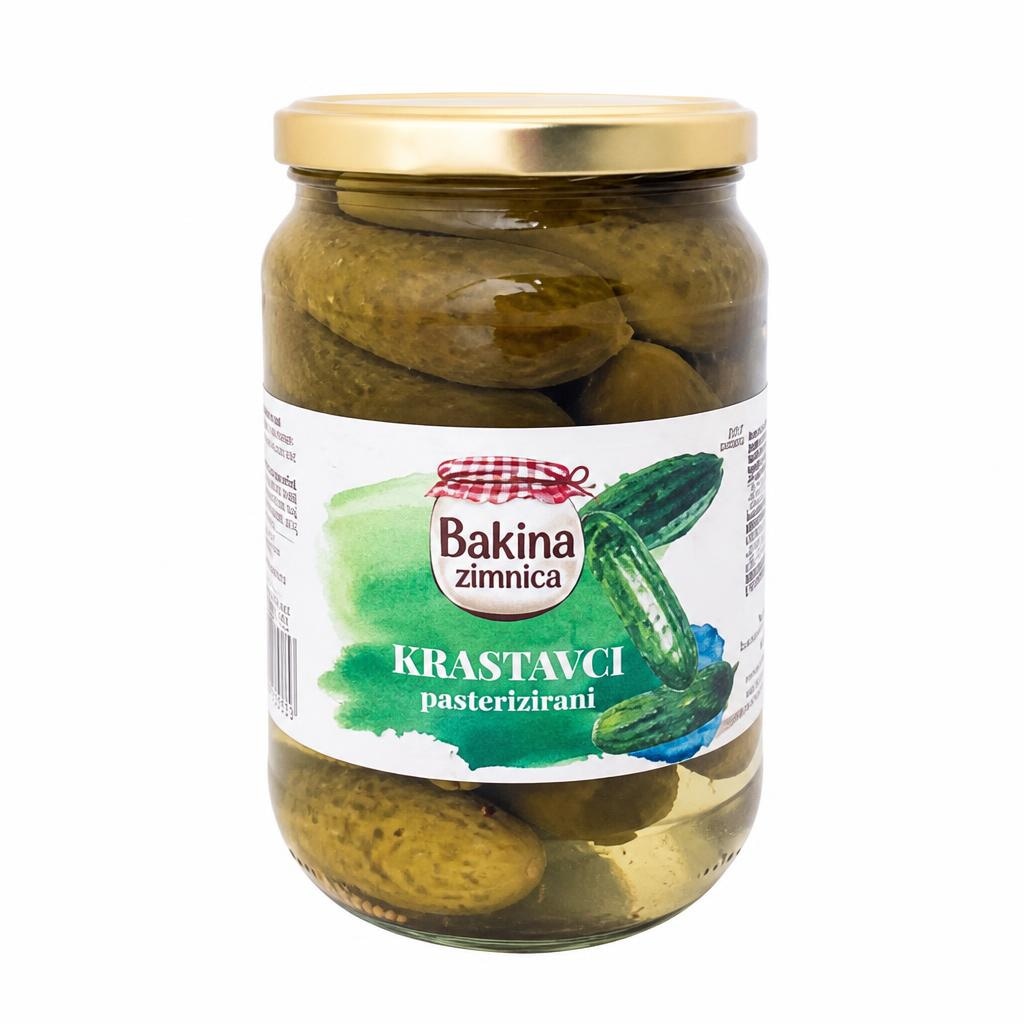 Bakina Zimnica Krastavci 330 g Akcija u trgovini Studenac