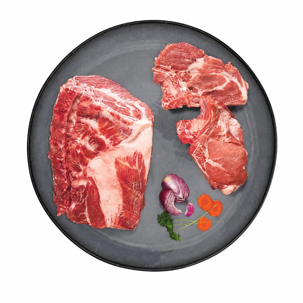 Svinjski vrat s kostima 1 kg - Akcija u trgovini Kaufland