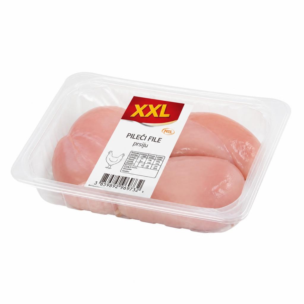 Pileći file prsiju XXL cca 800 g PERUTNINA - Akcija u trgovini NTL