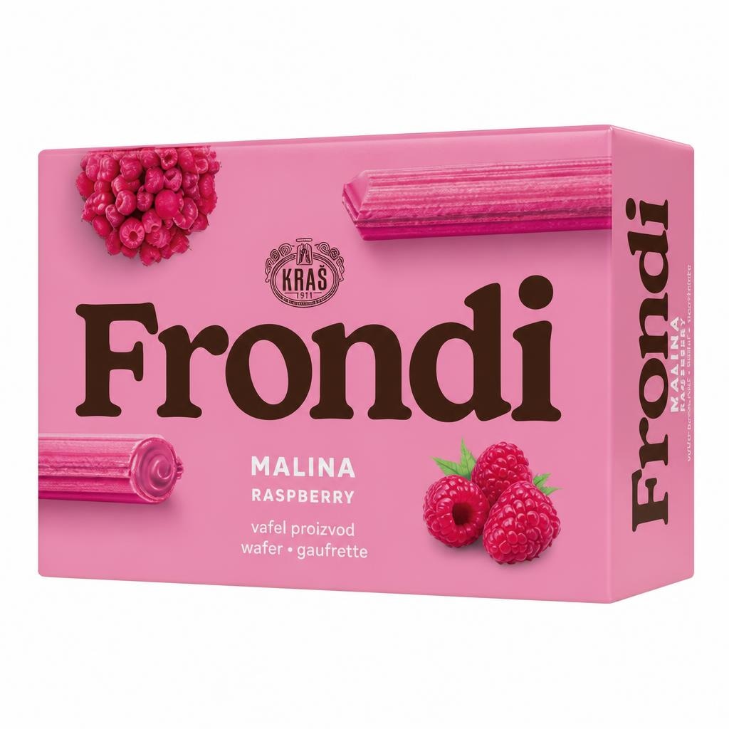 Frondi Vafel Malina 225 g Kraš Akcija u trgovini Metro