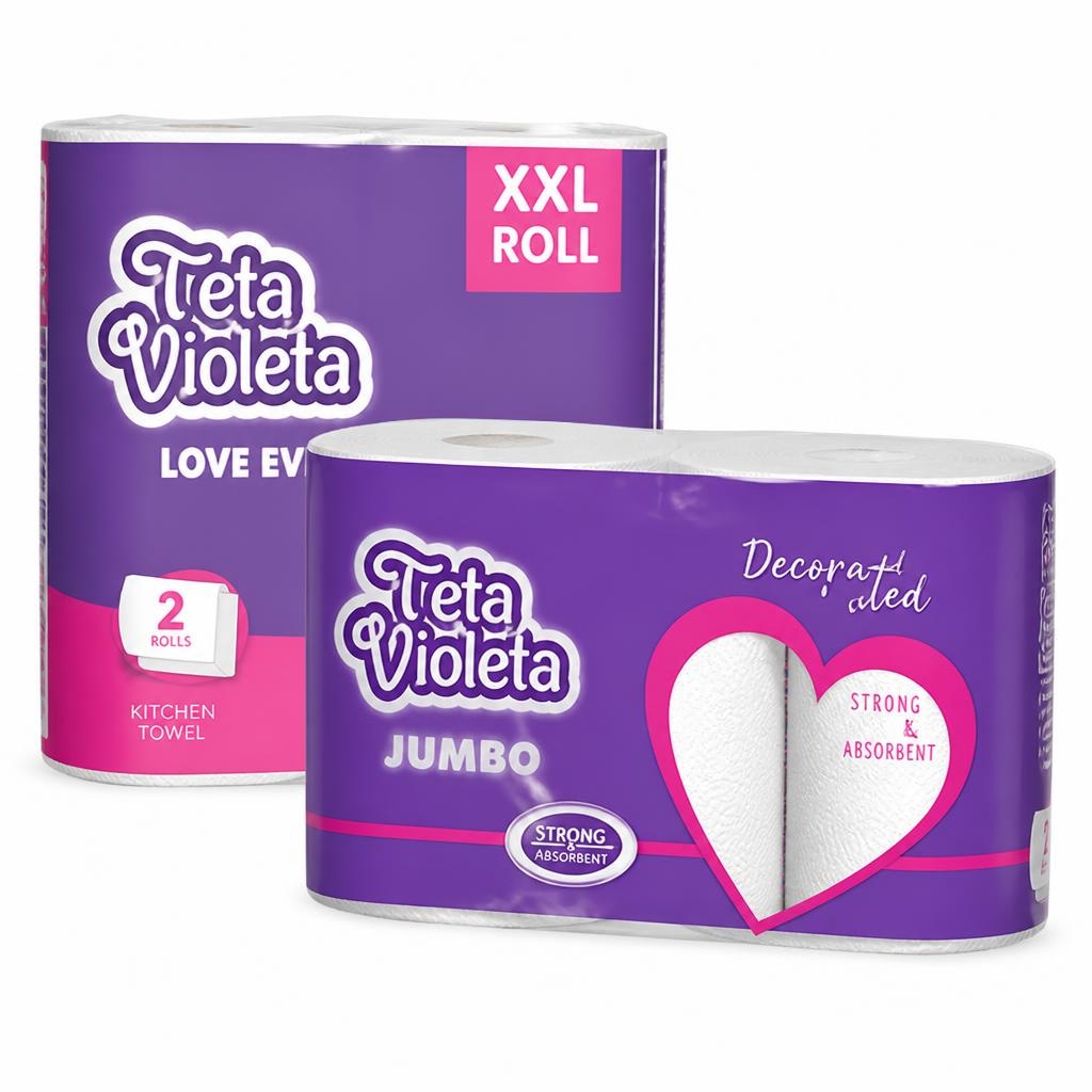 Violeta papirnati ručnici ili maramice XXL Roll Akcija u trgovini Plodine