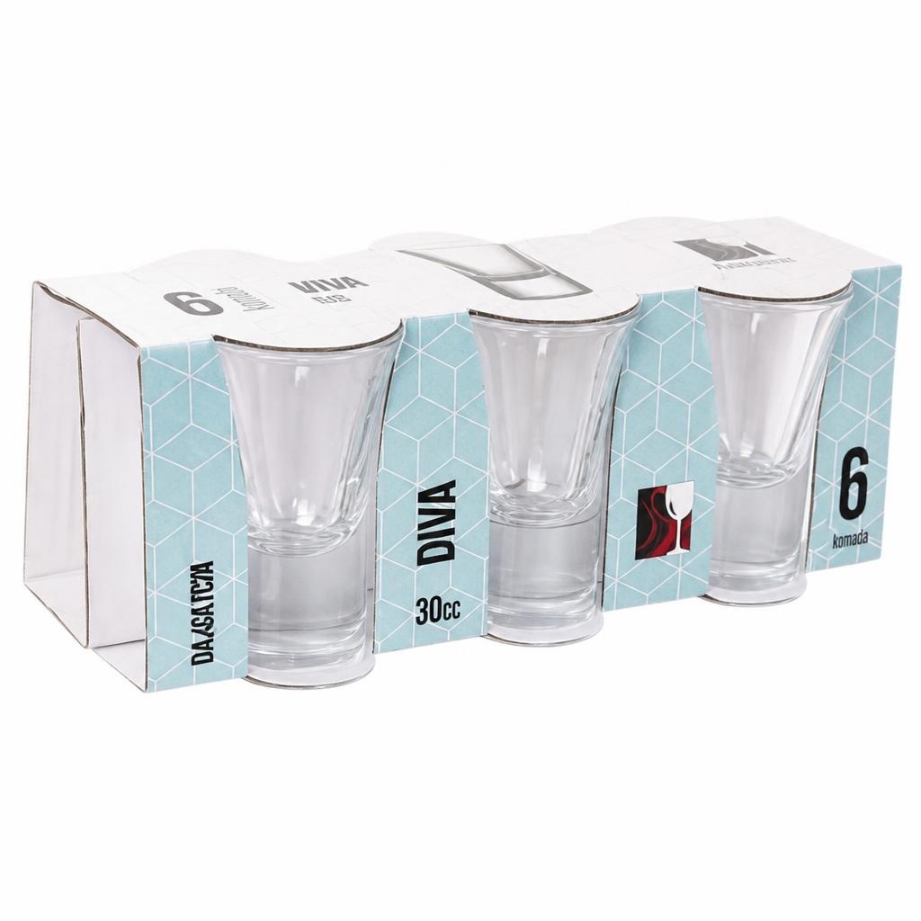 Set čaša za rakiju 6/1, 30 ml Akcija u trgovini KTC