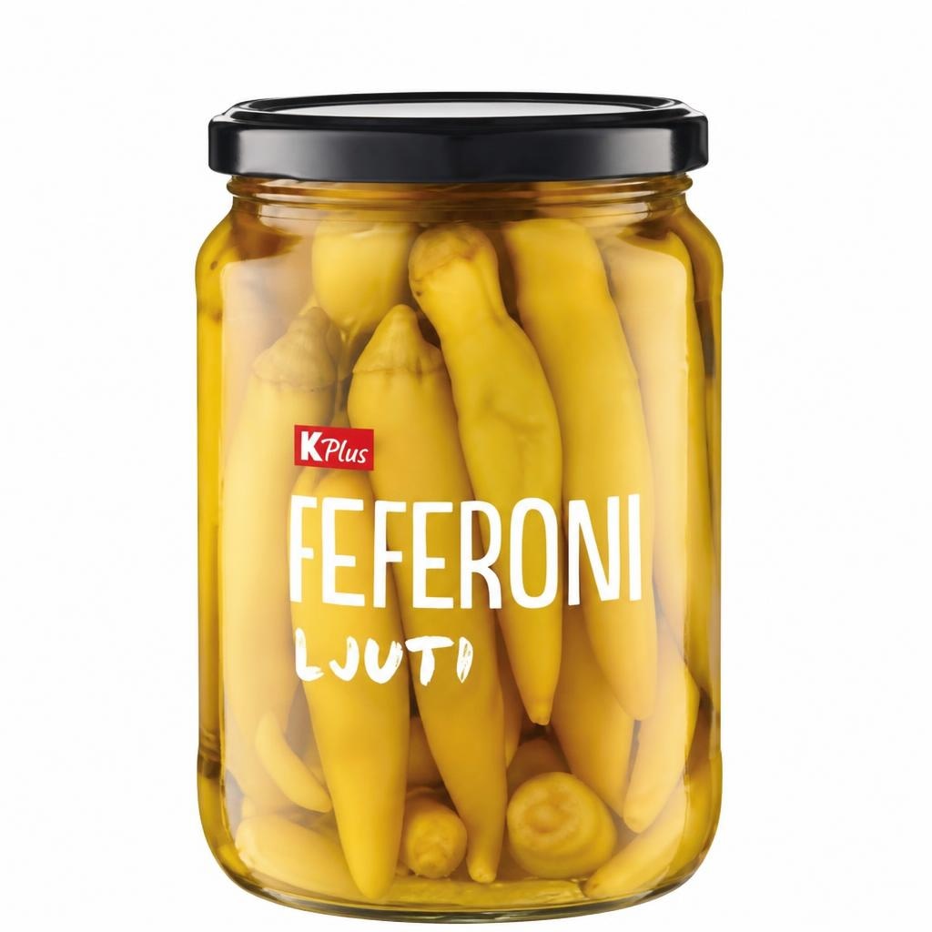 K Plus Feferoni blagi, 280g; ljuti, 300g Akcija u trgovini Konzum