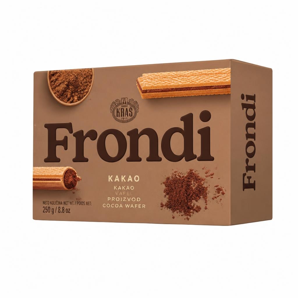 Kraš Frondi vafel kakao 250 g Akcija u trgovini Djelo