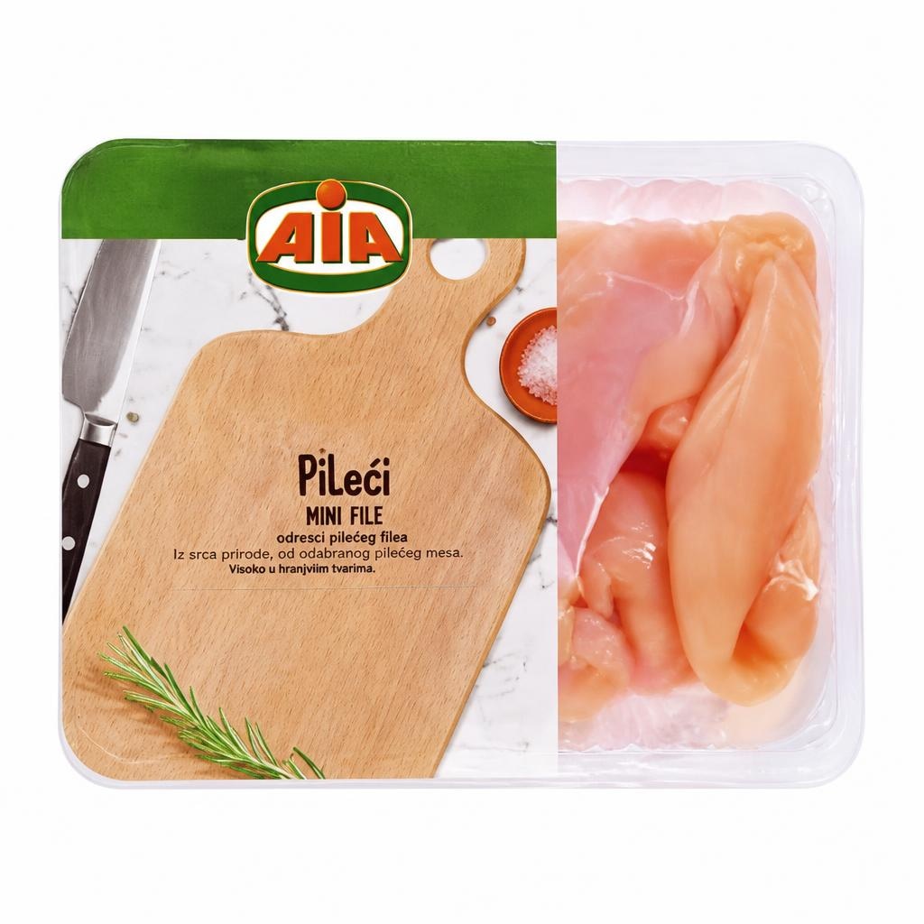 Aia Pileći mini file, odresci pilećeg filea 400 g Akcija u trgovini Konzum