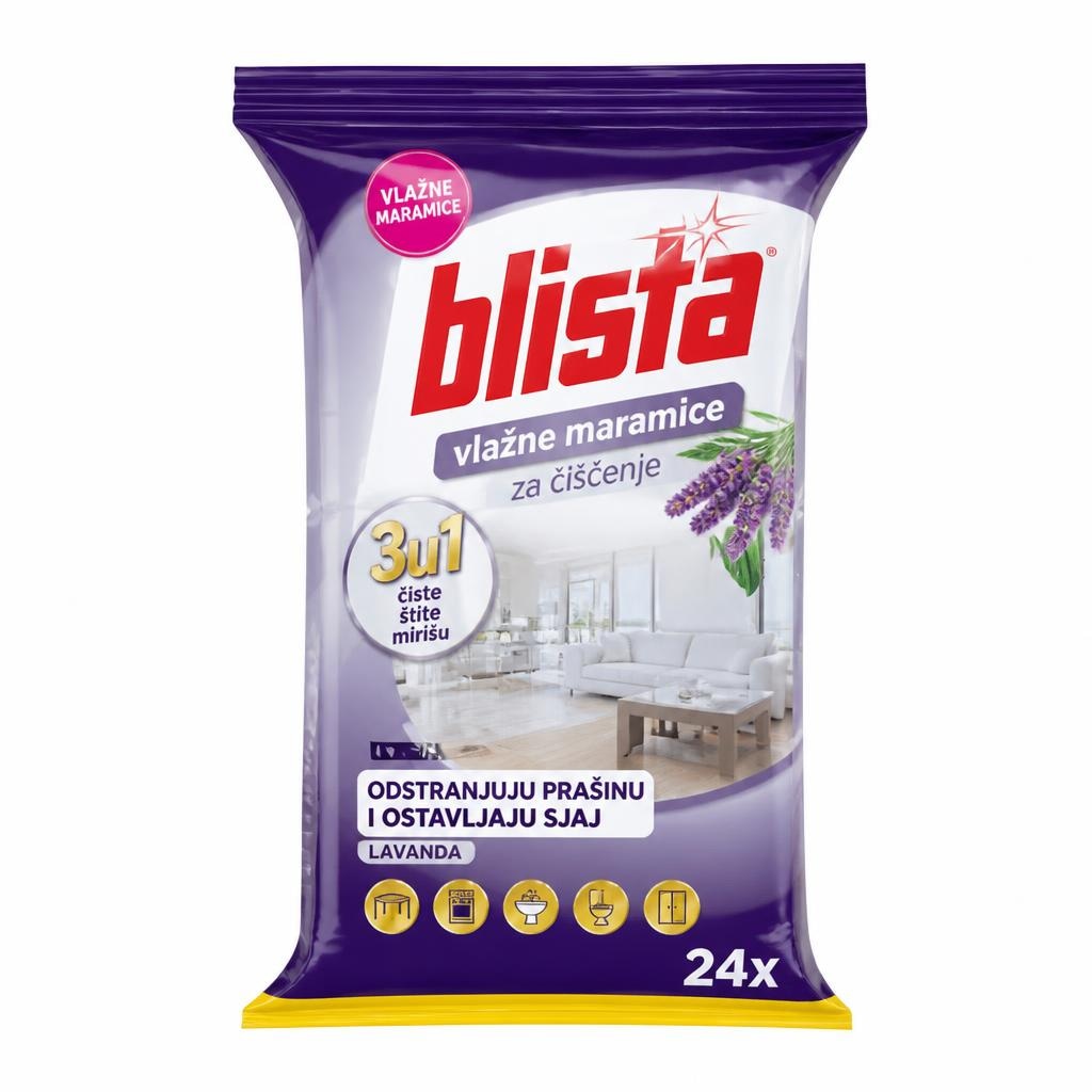 Blista vlažne maramice za čišćenje 50 kom Akcija u trgovini Interspar