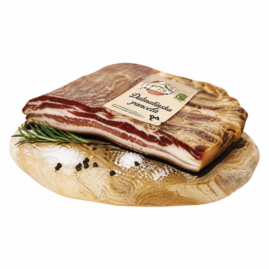 Dalmatinska panceta Plvac 1 kg Akcija u trgovini Konzum