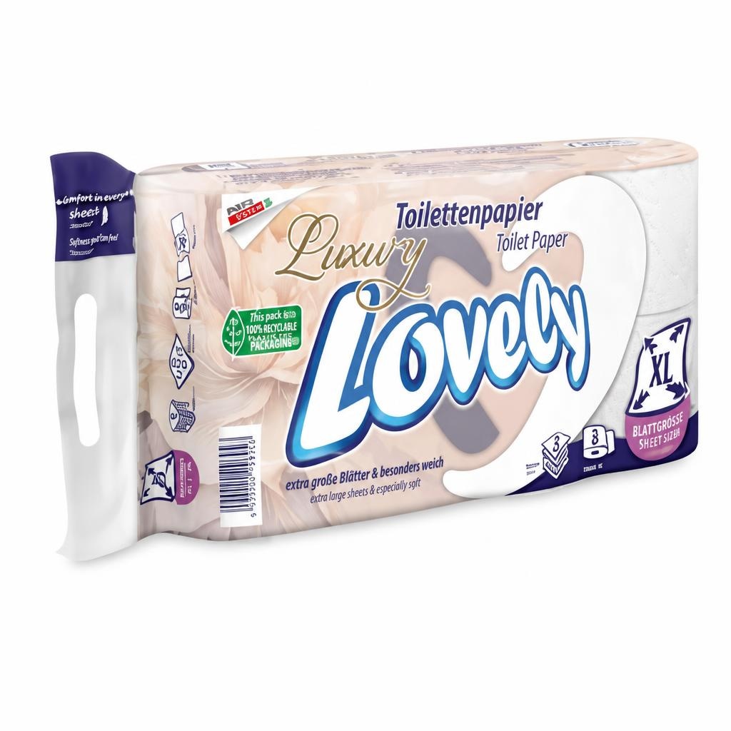 Toaletni papir Lovely Luxury 8 rola Akcija u trgovini Spar