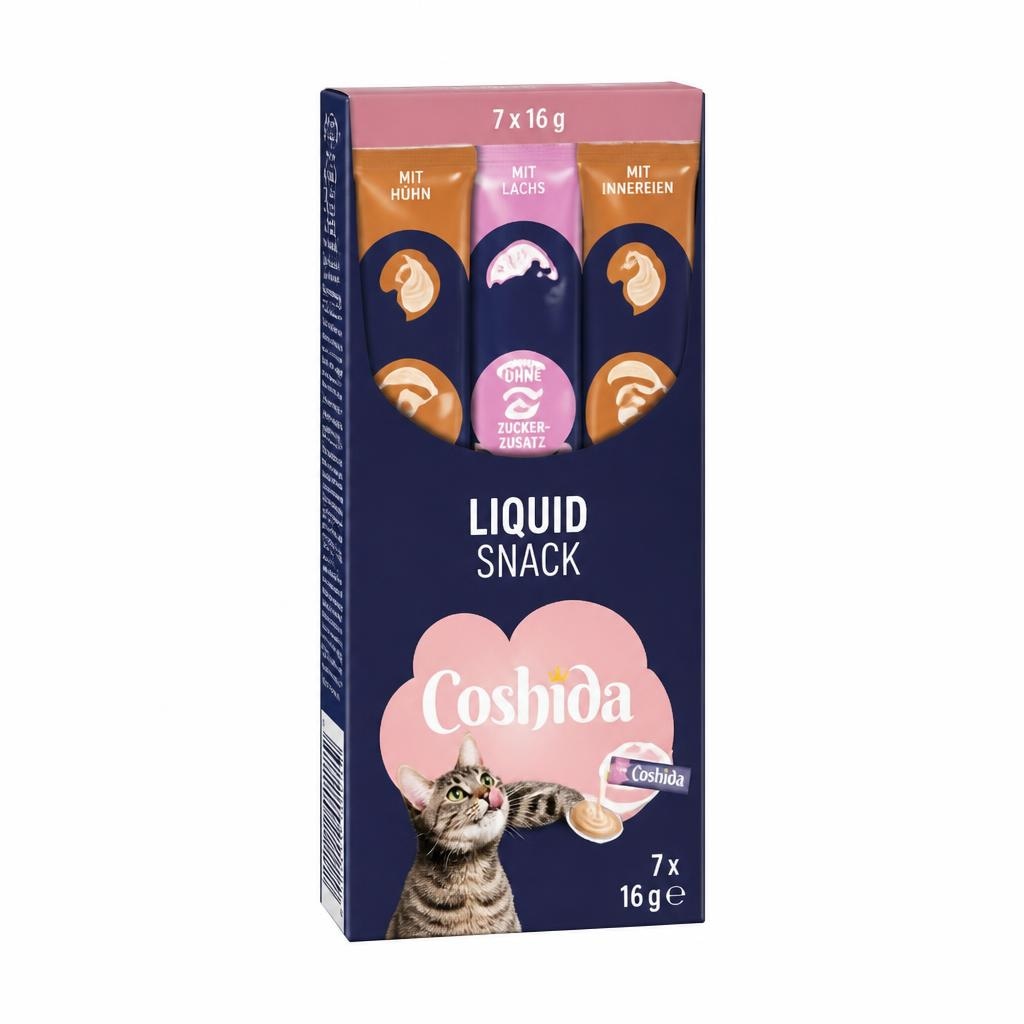 Coshida tekući snack za mačke 7 x 16 g Akcija u trgovini Lidl