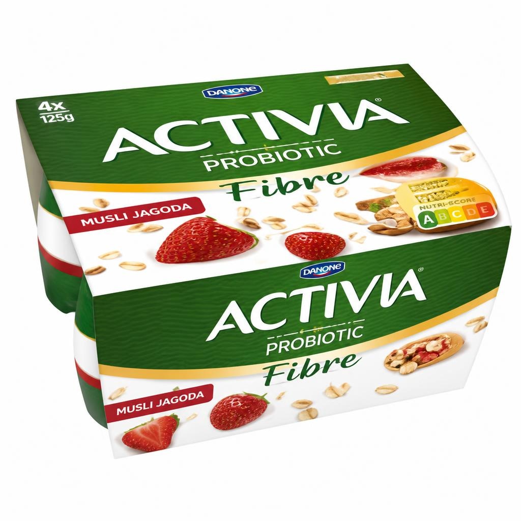 Activia Jagoda-musli 4 x 125 g - Akcija u trgovini Stanić Diskont