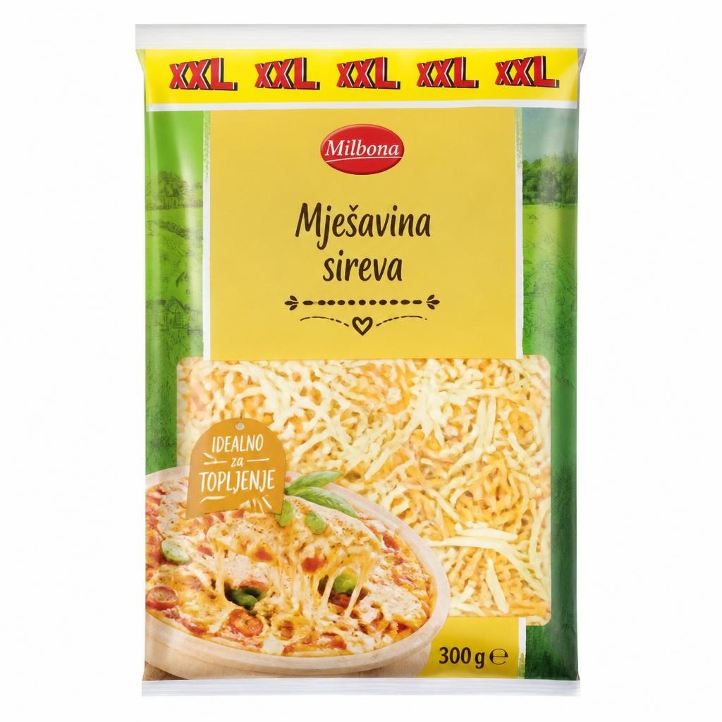 Milbona Mješavina sireva 300 g Akcija u trgovini Lidl