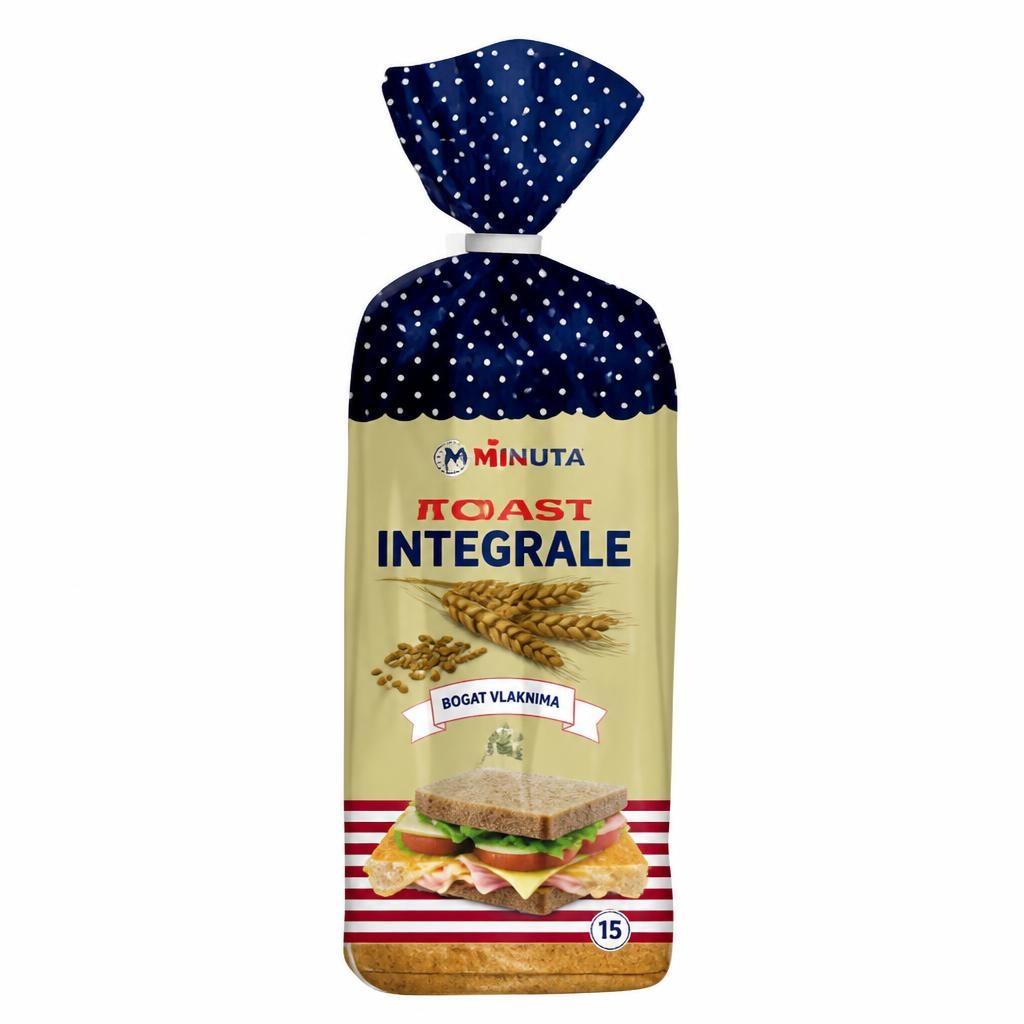 Toast integralni Tvojih pet minuta 750 g Akcija u trgovini Spar