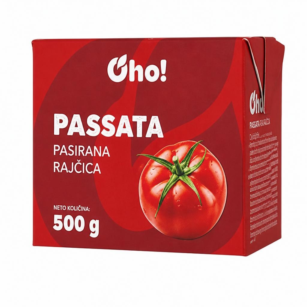 OHO! Rajčica pasirana 500 g - Akcija u trgovini Plodine