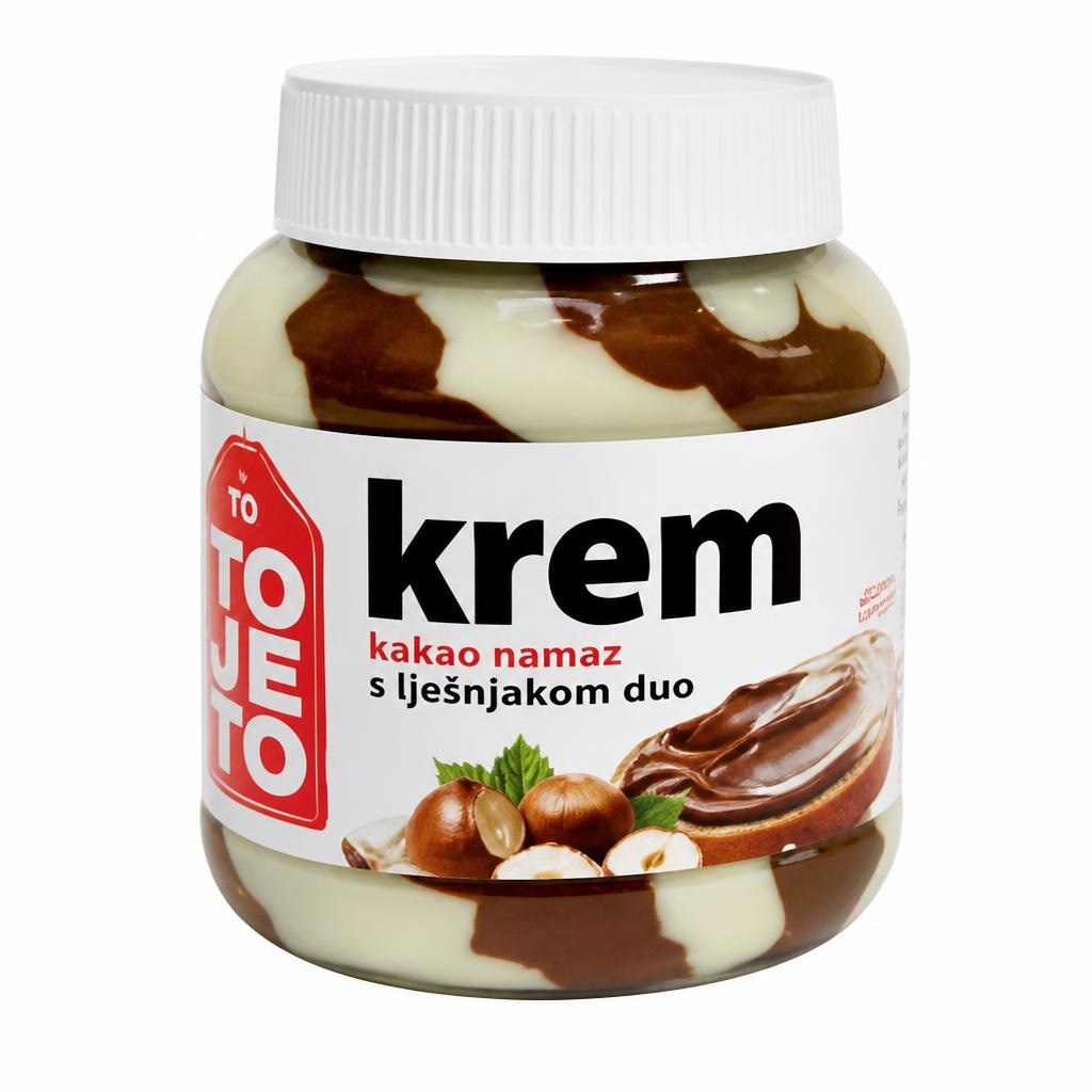 To je to krem namaz lješnjak i kakao 400 g Akcija u trgovini NTL