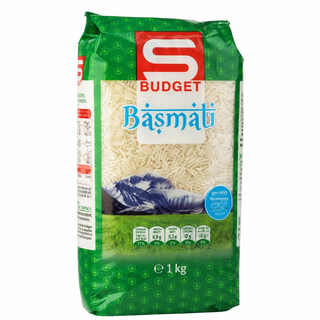 Riža Basmati 1 kg Akcija u trgovini Spar