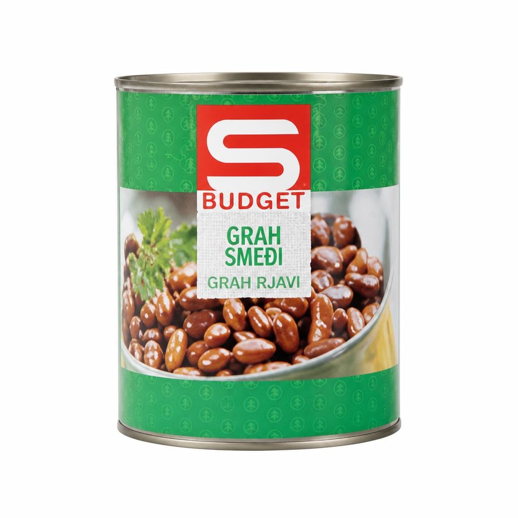 Grah smeđi 800 g S-BUDGET Akcija u trgovini Spar