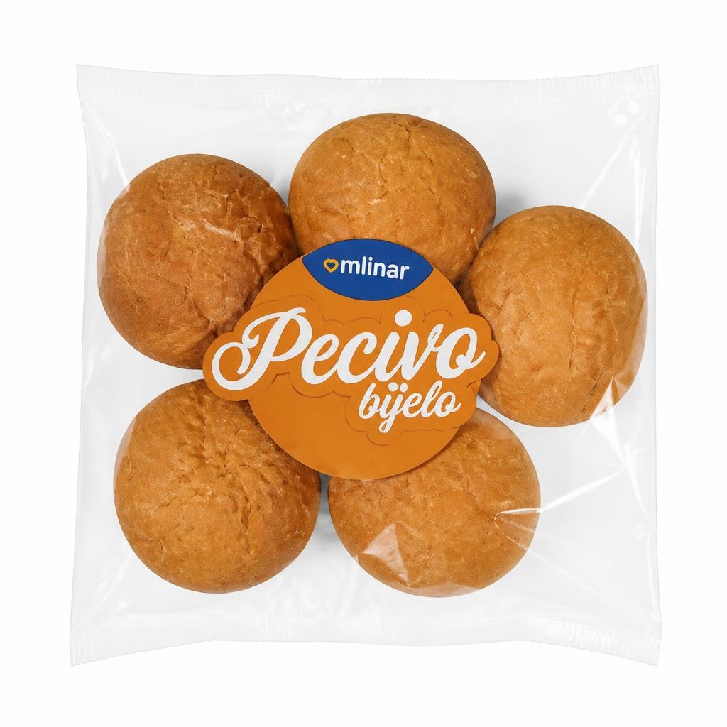 Pecivo bijelo Mlinar 250 g - Akcija u trgovini Djelo