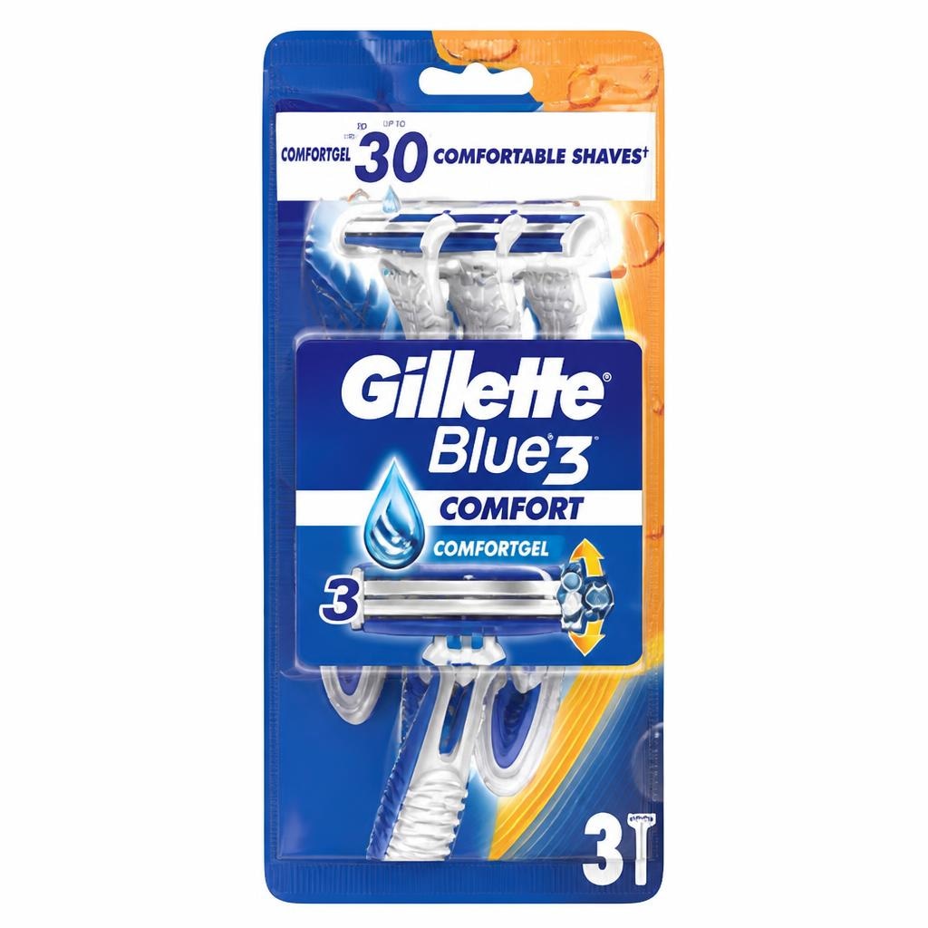 Jednokratne britvice Gillette Blue3 3 kom/pak Akcija u trgovini KTC