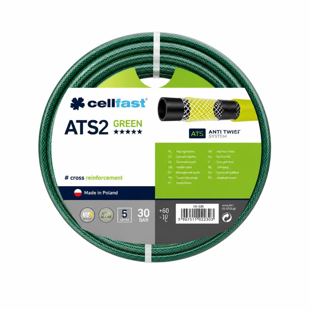 Cellfast Vrtno crijevo ATS zeleno 50 m - Akcija u trgovini Merkury
