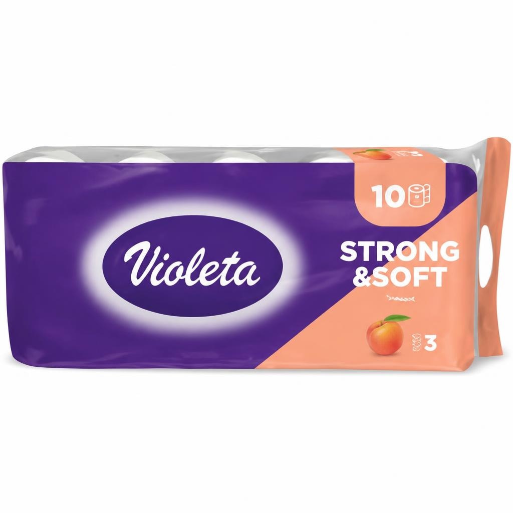 Violeta toaletni papir Strong&Soft 10/1 Akcija u trgovini Trgovina Krk