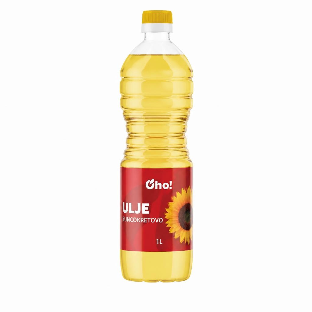 Oho! suncokretovo ulje 1 L Akcija u trgovini Plodine