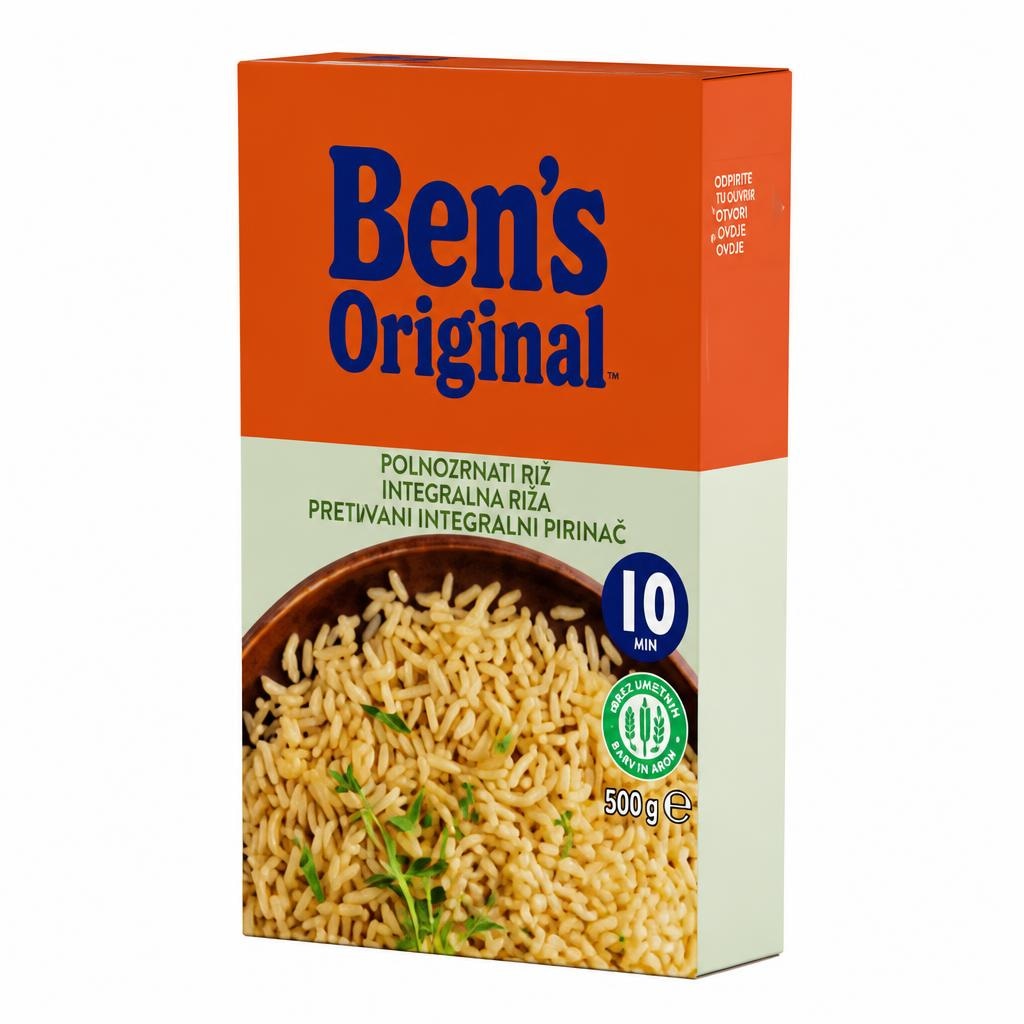 Ben's Riža integralna 500 g - Akcija u trgovini Studenac