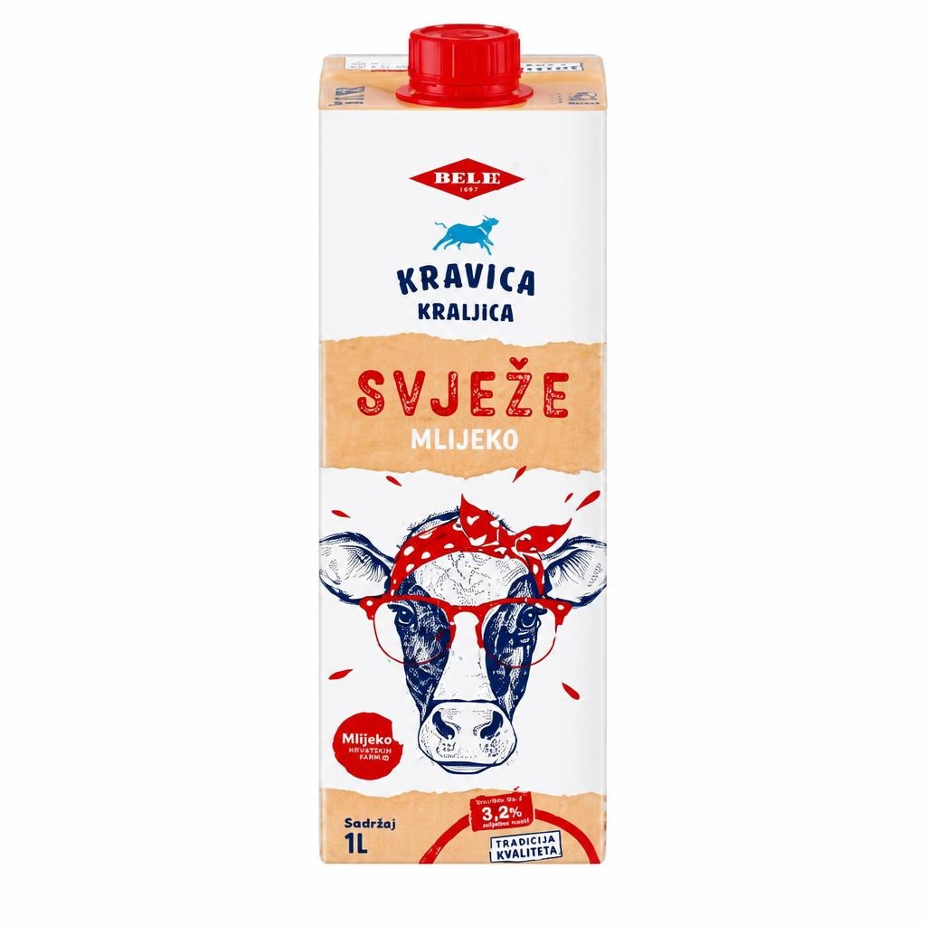 Kravica Kraljica Svježe mlijeko 1 L - Akcija u trgovini Kaufland