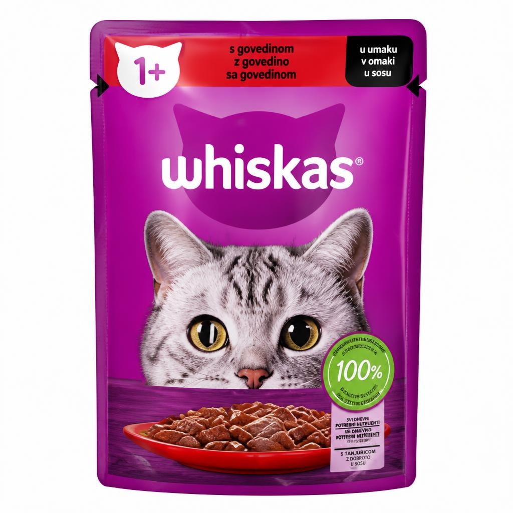 Whiskas 1+ 85 g Akcija u trgovini Zoo City