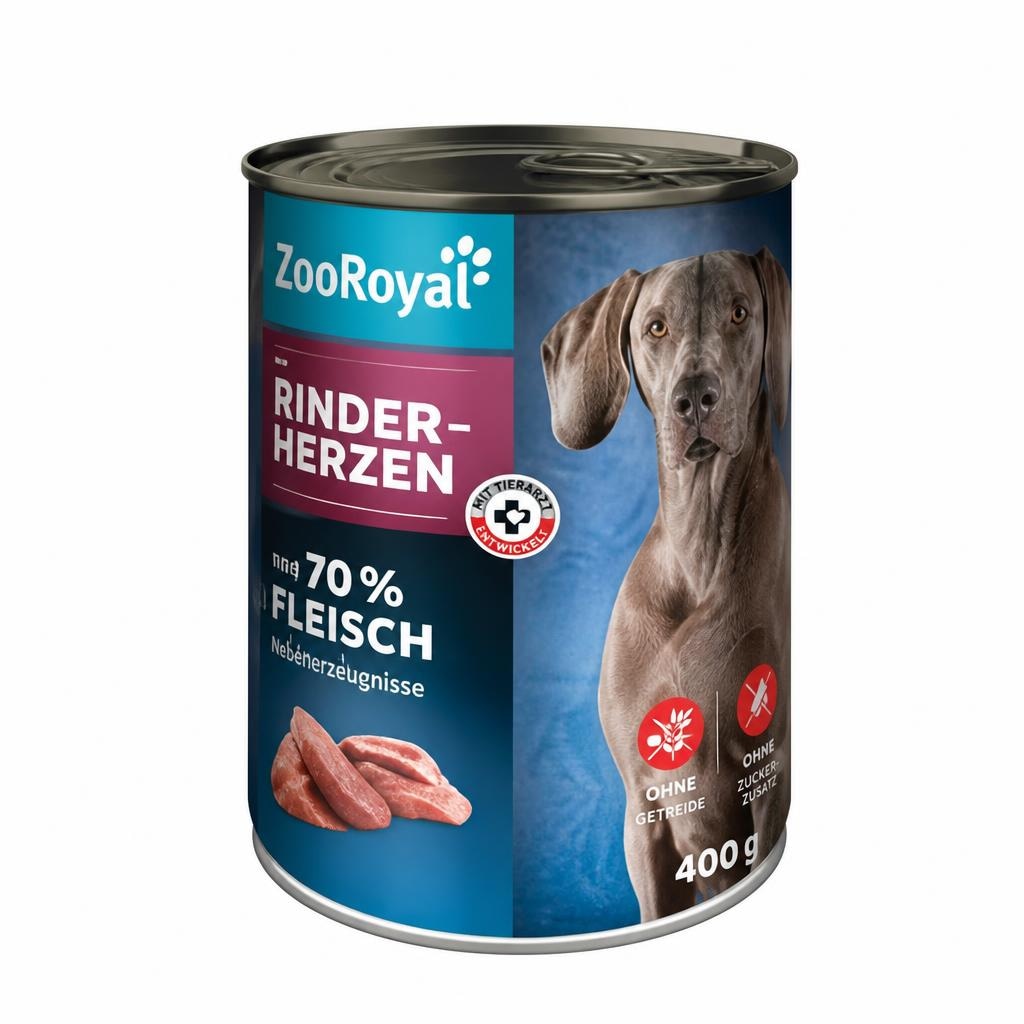 ZooRoyal Hrana za pse goveda srca 400 gr - Akcija u trgovini Bipa