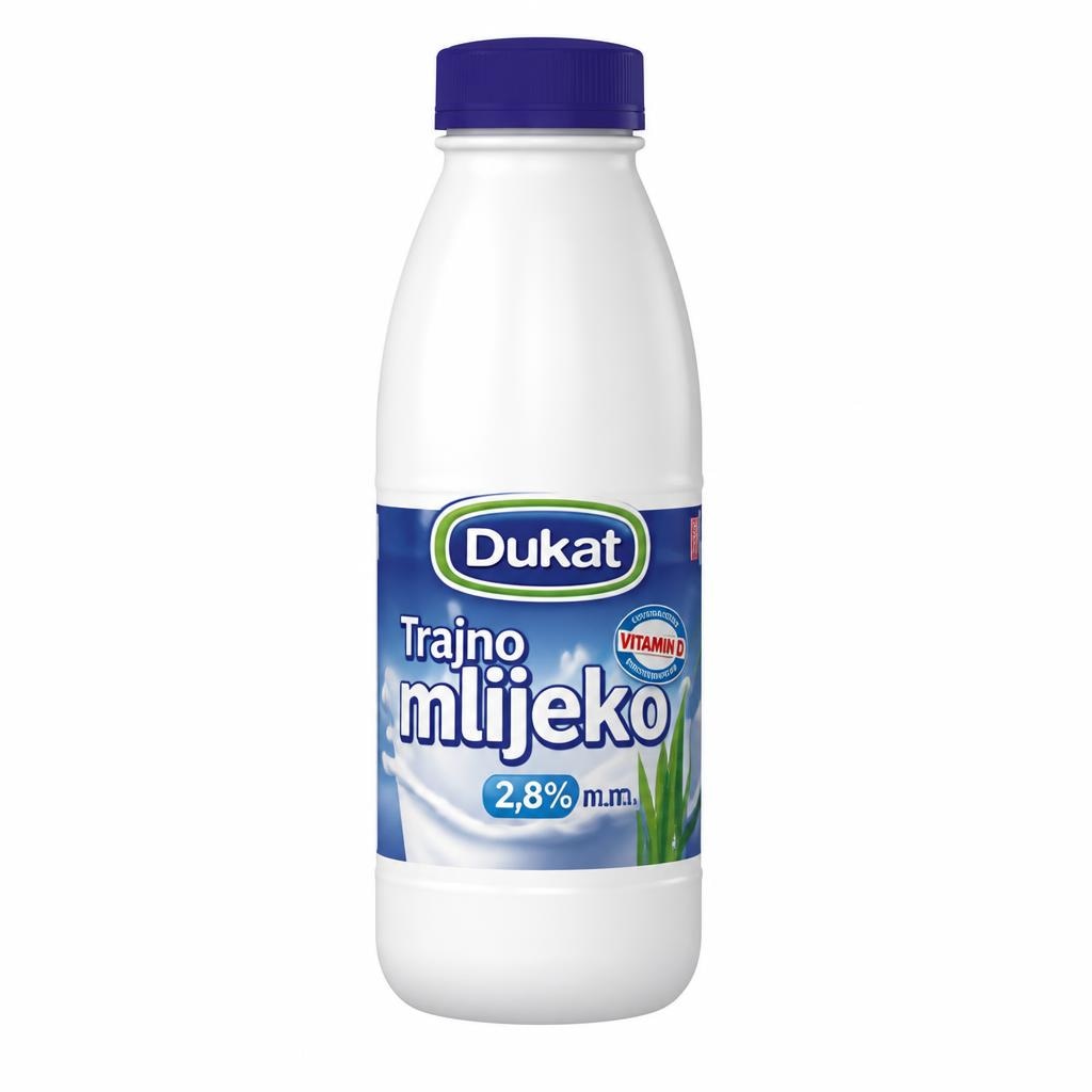 Trajno mlijeko Dukat 1L - Akcija u trgovini KTC