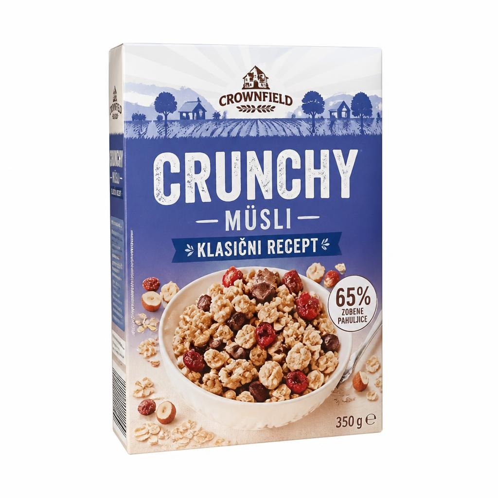 Crownfield Hrskavi müsli 350 g Akcija u trgovini Lidl