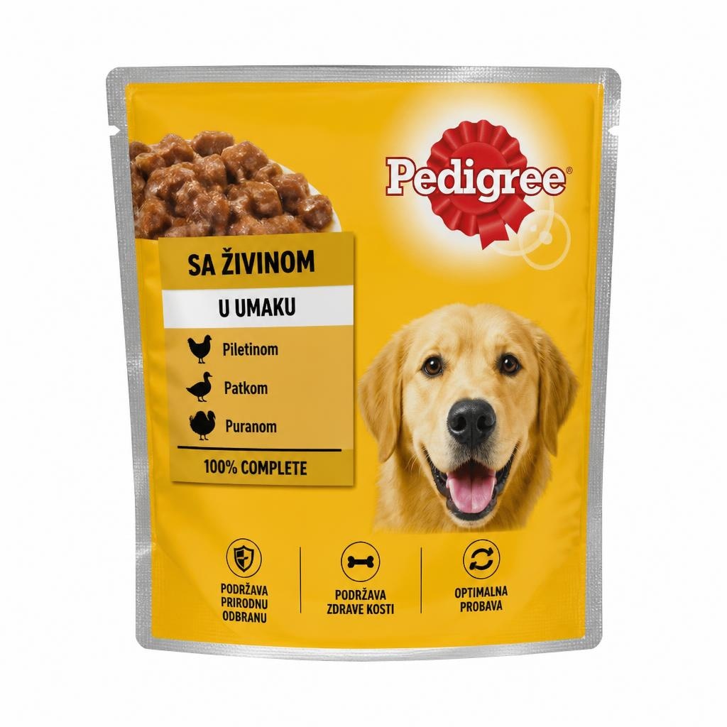 Pedigree mokra hrana za pse 4 x 85 g ili 4 x 100 g Akcija u trgovini Spar