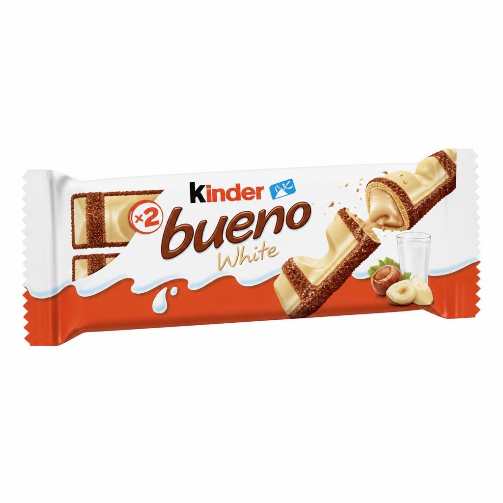 Ferrero Kinder Bueno white / Bueno 39 g / 43 g Akcija u trgovini Studenac