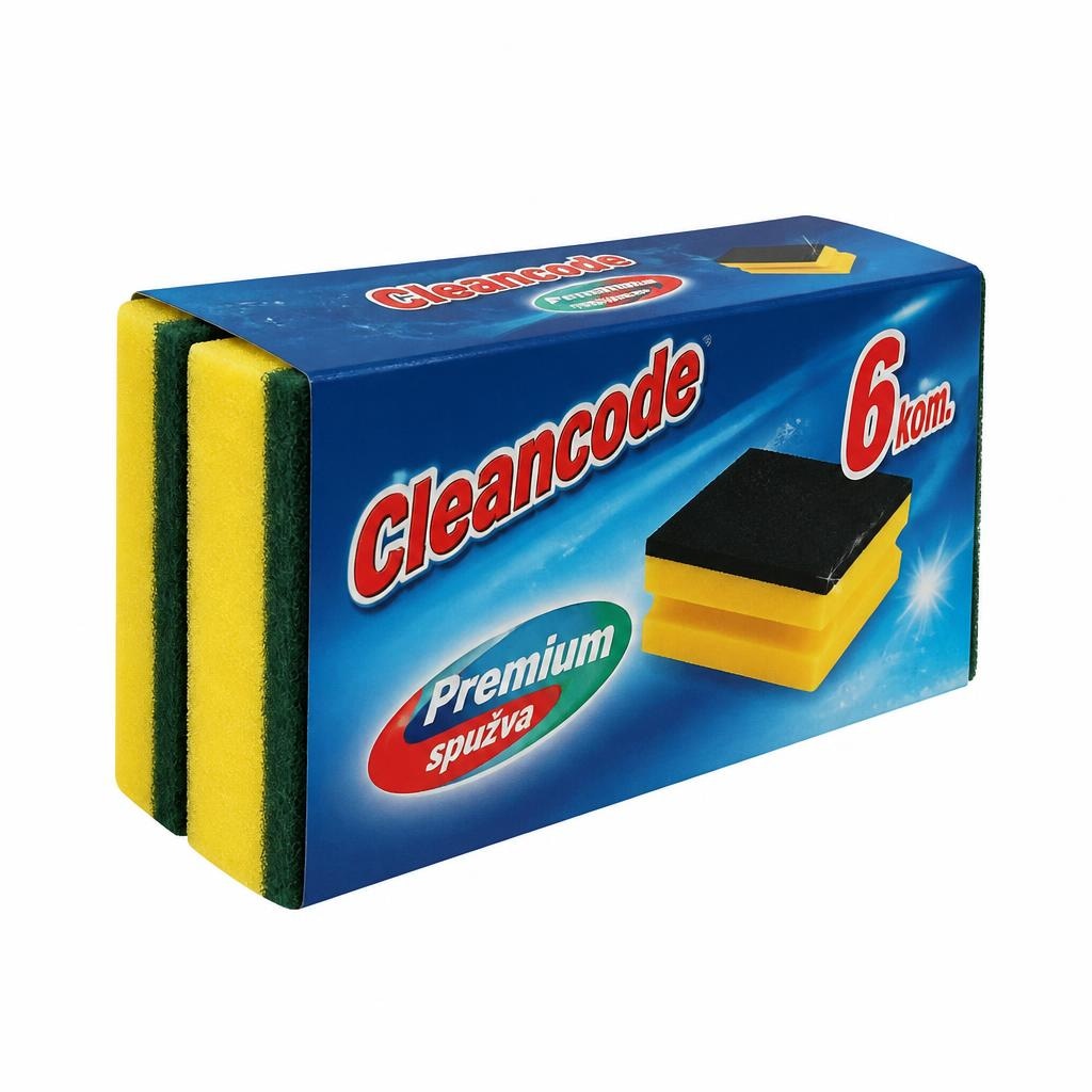 Cleancode spužva profilirana Premium 6/1 Akcija u trgovini NTL