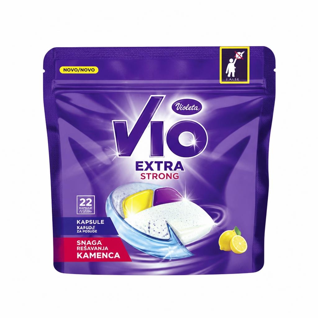 Violeta Vio Extra Strong kapsule za suđe 22 kom Akcija u trgovini Stanić Diskont